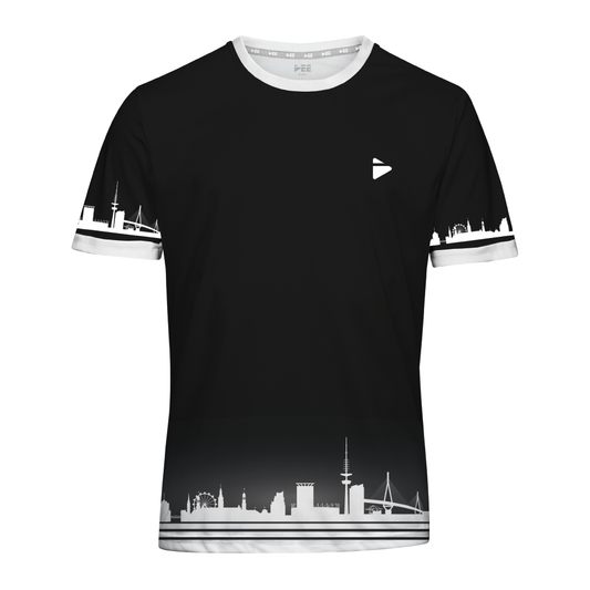 Sonderedition Allroundsportshirt Hamburg Skyline